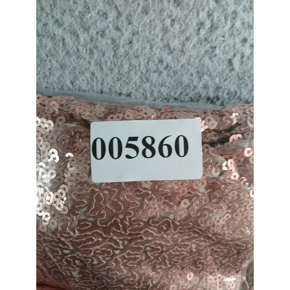 Gap Sequin Dress Girls XL Rose Gold Knee Length Mod Fancy Christmas Sparkle